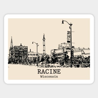 Racine - Wisconsin Magnet